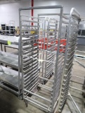 aluminum cooling rack, on casters