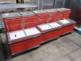 Pan-Oston self checkout bagging stations