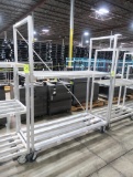 aluminum cooler rack, on casters