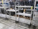 aluminum cooler racks, on casters