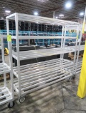 aluminum cooler rack, on casters
