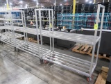 aluminum cooler racks, on casters