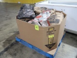 crate of charcoal & charcoal briquets