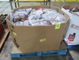 crate of hardwood smoking chunks & pellets