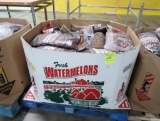 crate of hardwood smoking chunks & pellets