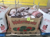 crate of hardwood smoking chunks & pellets