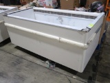 Hussmann island freezer endcap