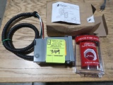 Square D 15a breaker in box & fire supression switch