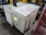 ingredients bins on carts
