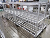 aluminum cooler racks, on casters