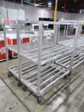 aluminum cooler racks, on casters
