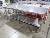 stainless table w/ undershelf
