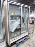 Hill Phoenix freezer doors, 2) door case, sold by the door