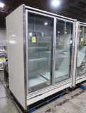 Hill Phoenix freezer doors, 2) door case, sold by the door