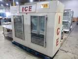 Leer ice merchandiser, self-contained