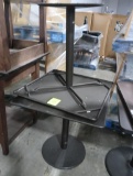 metal square tables