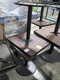 cafe tables, w/ laminate tops