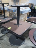 cafe tables, w/ laminate tops