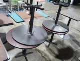 cafe tables, w/ laminate tops