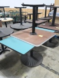 cafe tables, w/ laminate tops