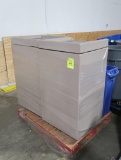 pallet of waste receptacles