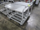 aluminum stocking cart