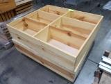 wooden cubicles