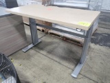 desk w/ electric raise/lower