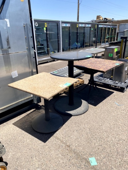 ASSORTED CAFÉ TABLES