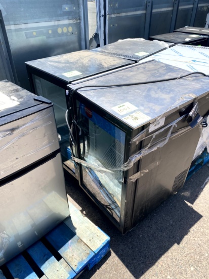 (2) GLASS DOOR COOLERS