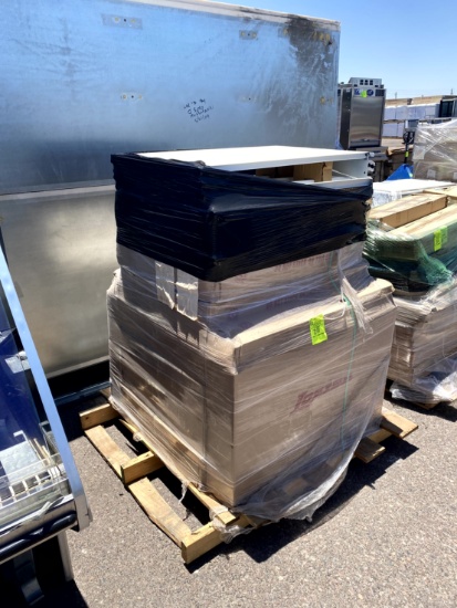 PALLET OF LOZIER SHELVES