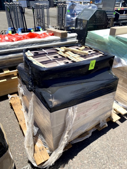 PALLET OF LOZIER FEET AND SHELVES