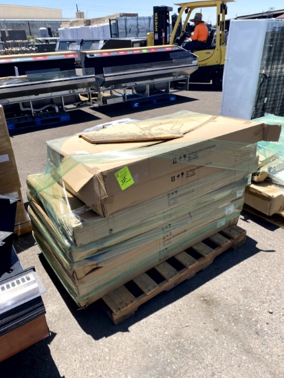 pallet of Lozier outrigger frames