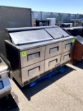 TRUE REFRIGERATED PREP TABLE