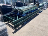 FOUR SECTIONS OF PALLET RACKING