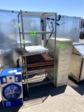 METRO RACK AND FILE CABINET