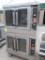 Wolf double stacked convection ovens