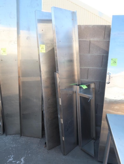 stainless wall shelves