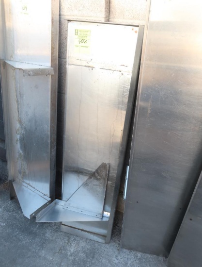 stainless wall shelf