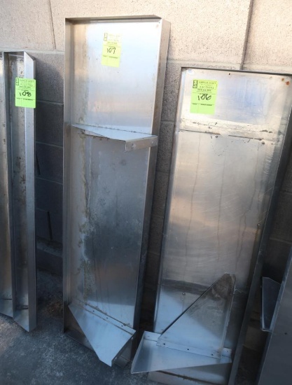 stainless wall shelf
