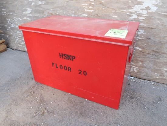 metal flame-proof box