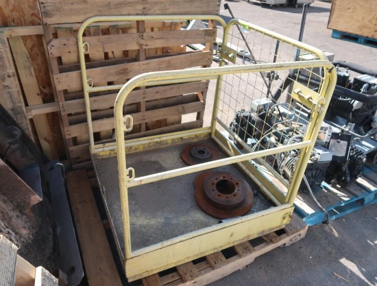 safety lift cage for forklift