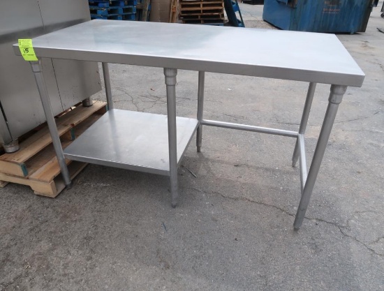 stainless table w/ undershelf