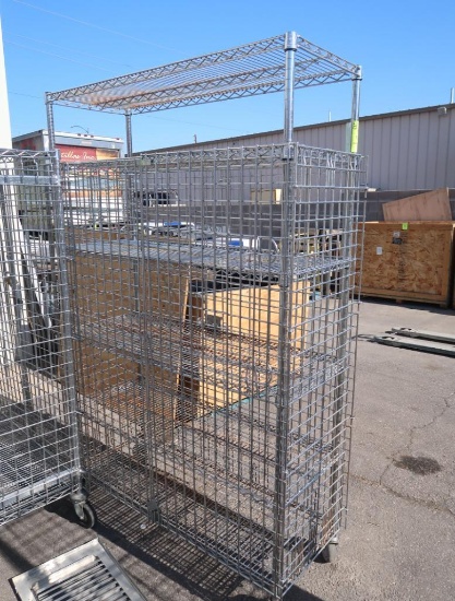 wire cage cart