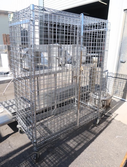 wire cage cart