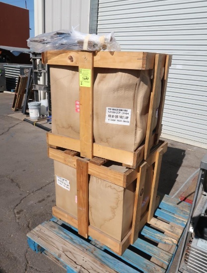 crates of table lamps