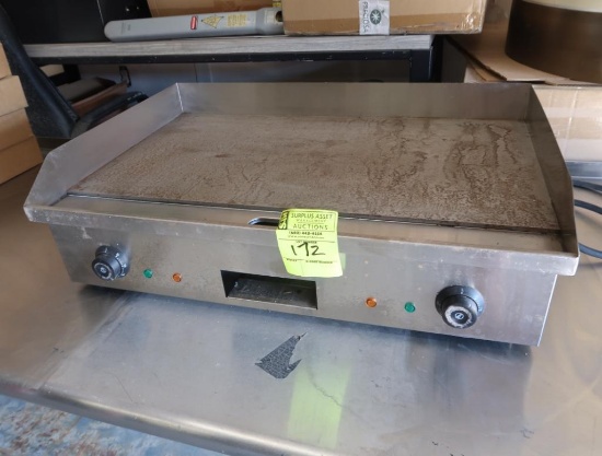 electric griddle, ~29" x 16"
