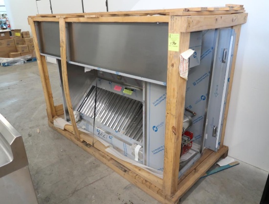 exhaust hood w/ Ansul, NEW in crate