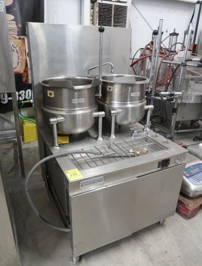 Cleveland double tilt-kettle
