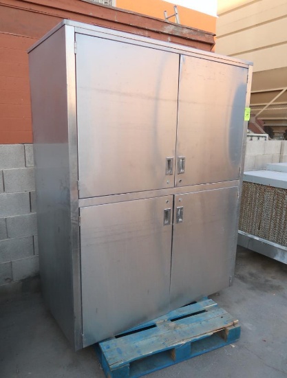 stainless supply cabinet